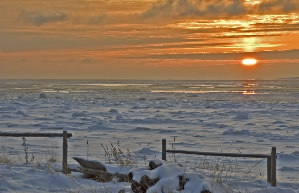 фото "Замерзающее Белое море" метки: пейзаж, вода, зима