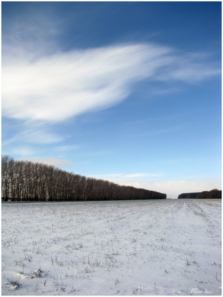 photo "***" tags: landscape, clouds, winter