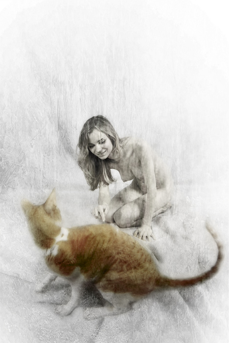 фото "Cat's game" метки: ню, 