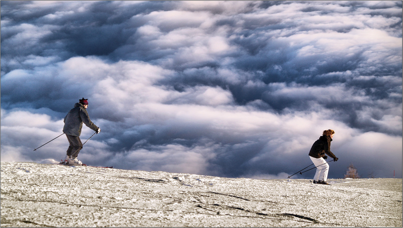 фото "Sky-ski riding" метки: путешествия, спорт, Европа