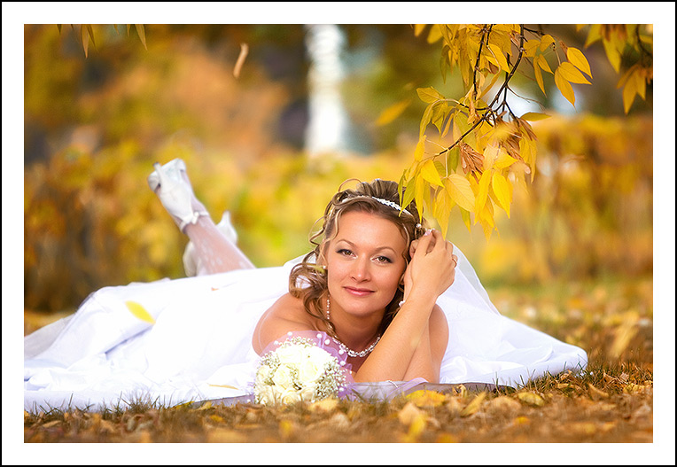 фото "Портрет невесты" метки: портрет, пейзаж, женщина, осень