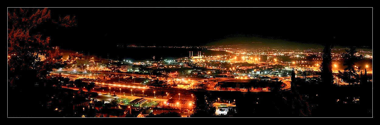 фото "Ночная Хайфа-2" метки: город, 