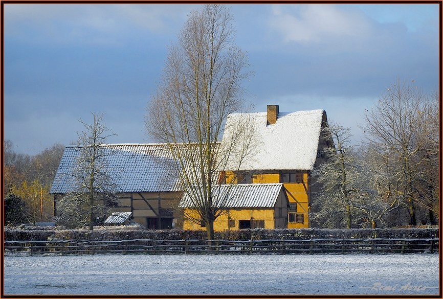 photo "open air museum" tags: architecture, landscape, winter