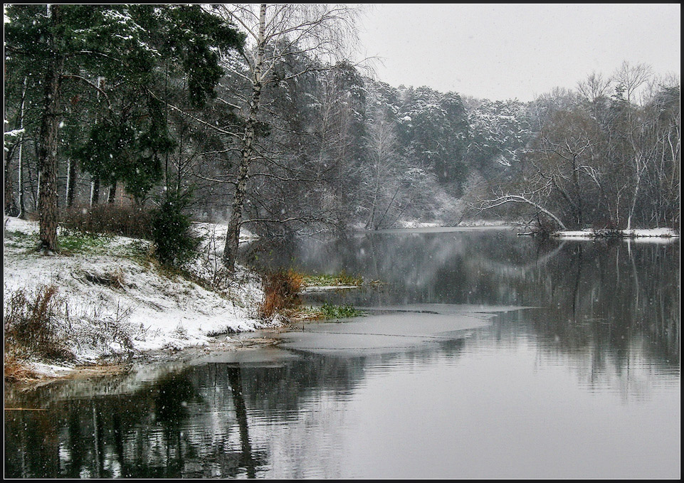photo "the beginning of winter" tags: landscape, water, winter