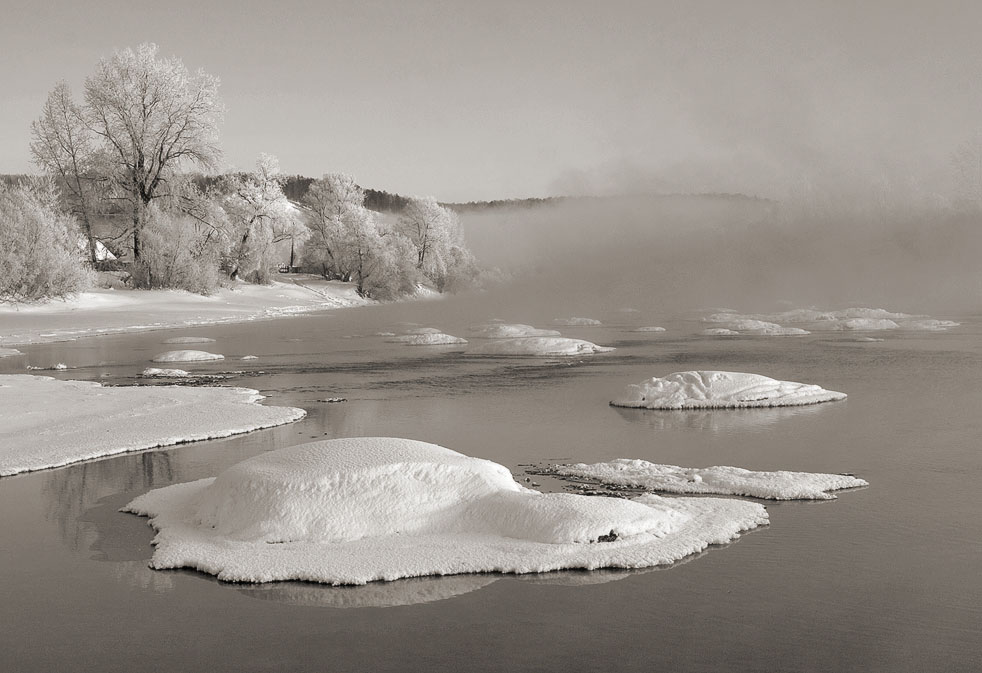 photo "***" tags: black&white, landscape, winter