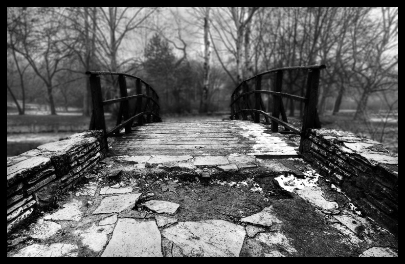 photo "The winter bridge" tags: landscape, winter