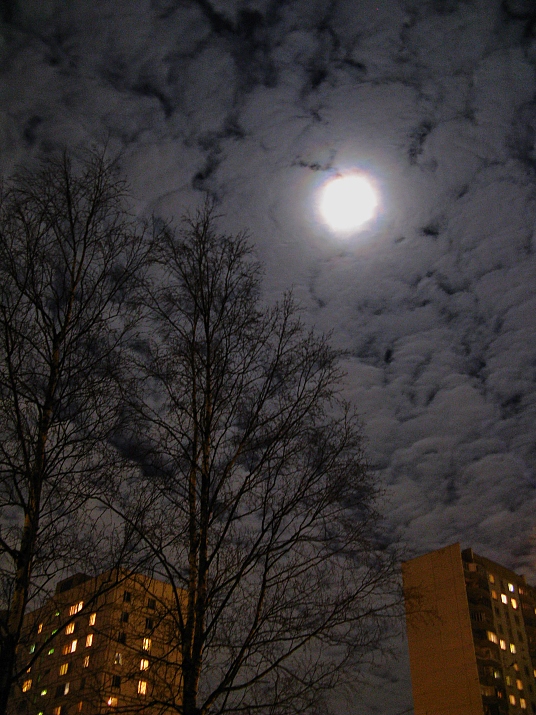 фото "Moscow night" метки: пейзаж, ночь, облака