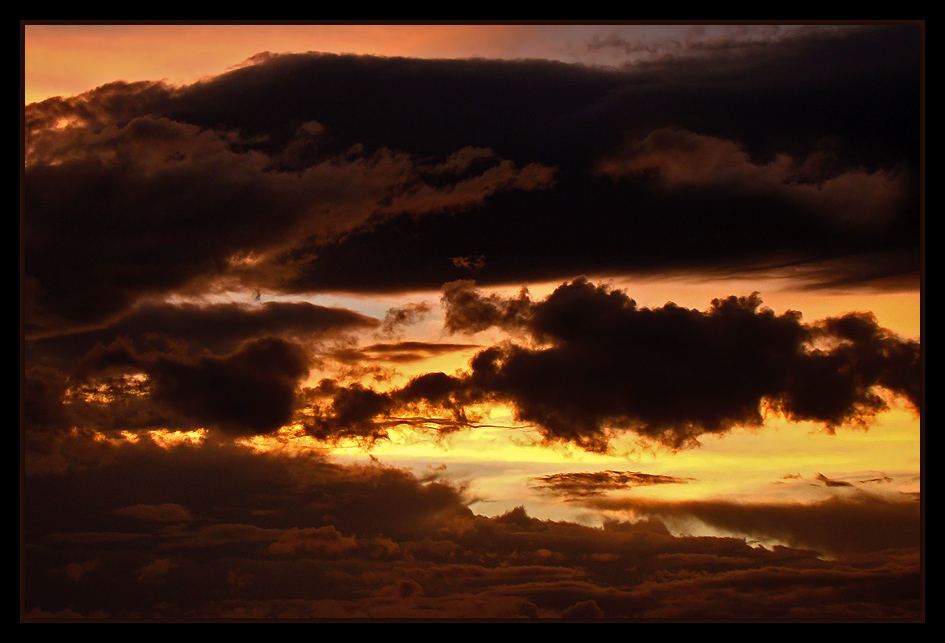 фото "Light and colors among clouds..." метки: пейзаж, закат, облака