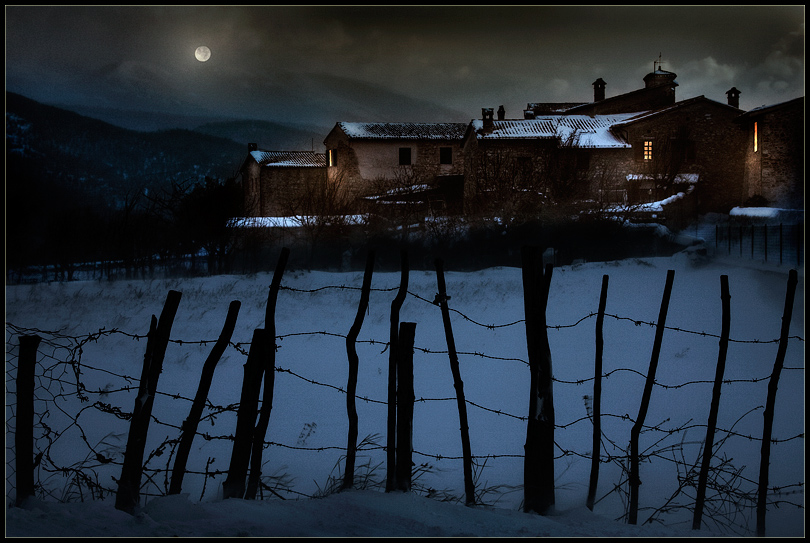 photo "Winter moonlight" tags: landscape, night