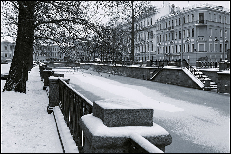 фото "Холодная карточка про зимний день на канале Грибоедова" метки: город, 