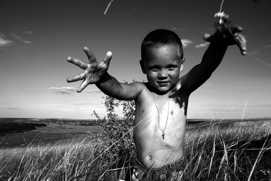 photo "***" tags: portrait, black&white, children