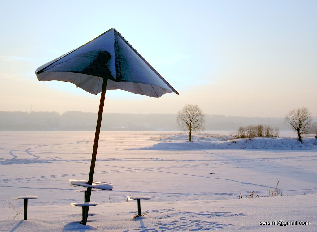 фото "Солнцепёк" метки: пейзаж, вода, зима