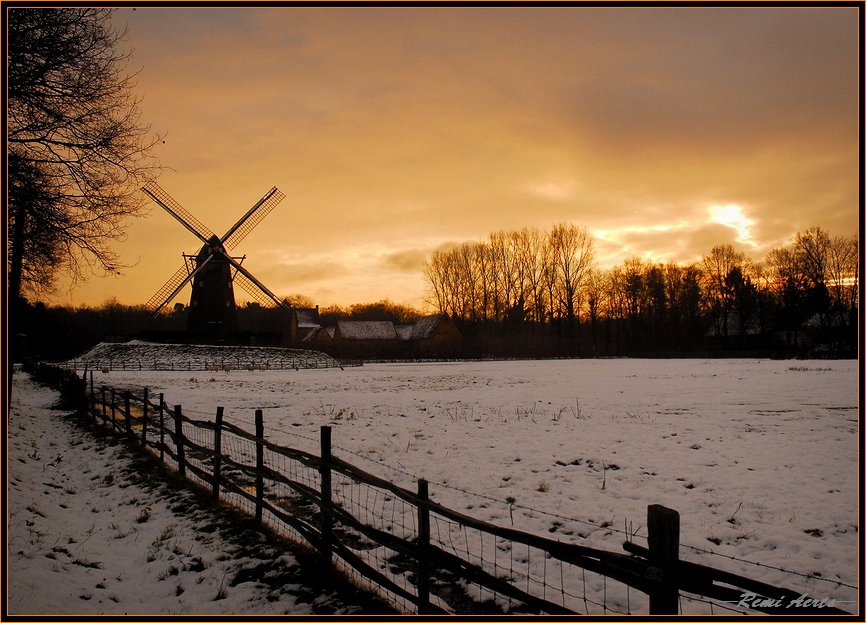 photo "good evening" tags: landscape, sunset, winter