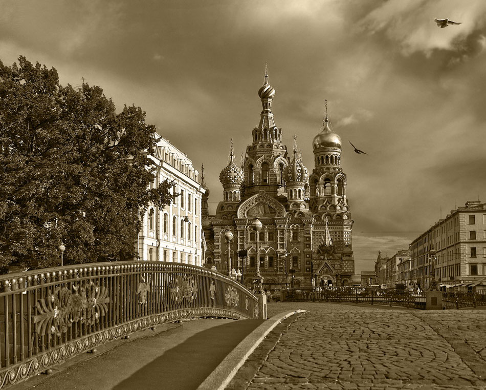 фото "Петербург. Спас-на -крови" метки: архитектура, черно-белые, пейзаж, 