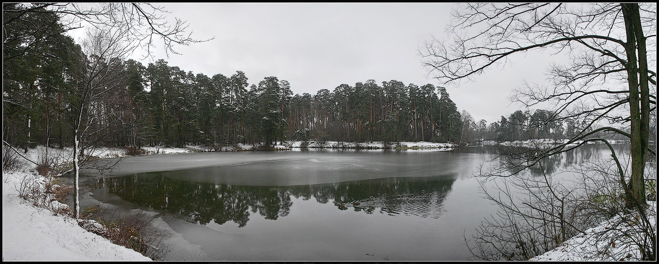 photo "Winter" tags: landscape, forest, water