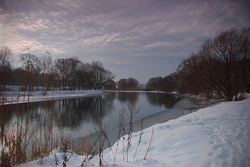 фото "Десна." метки: пейзаж, вода, зима