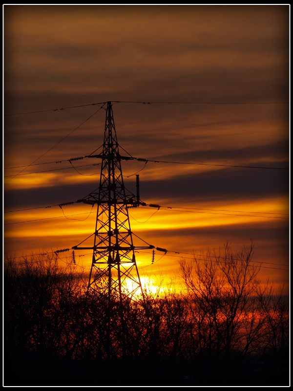 photo "***" tags: landscape, sunset, winter