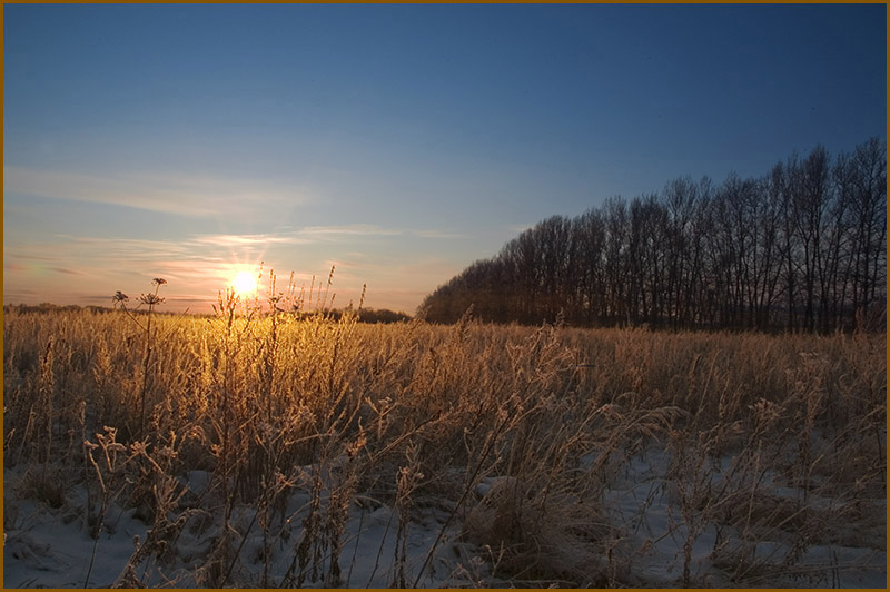 photo "***" tags: landscape, sunset, winter