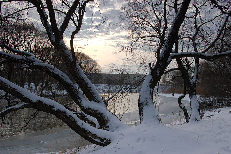 фото "Зимняя речка." метки: пейзаж, вода, зима