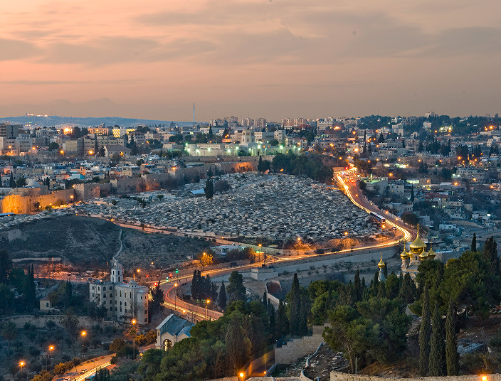 фото "Jerusalem.6.00 PM" метки: пейзаж, ночь
