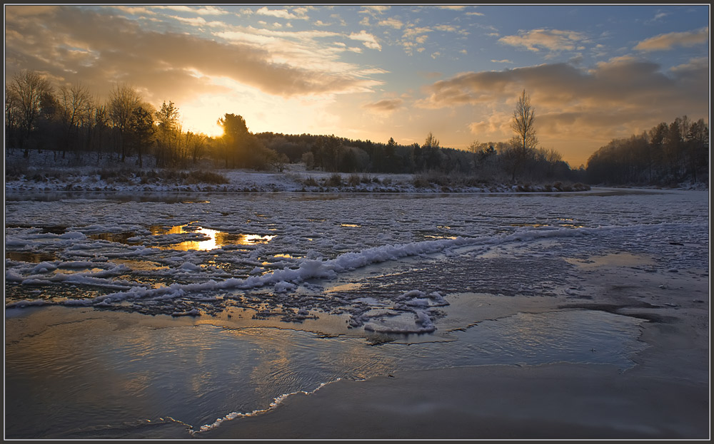 photo "The river" tags: landscape, winter