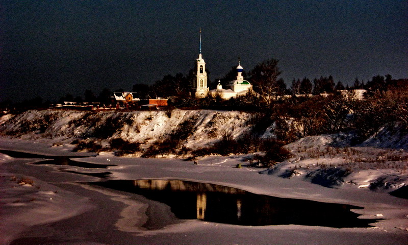 photo "Russian winter in Cibergino" tags: landscape, winter