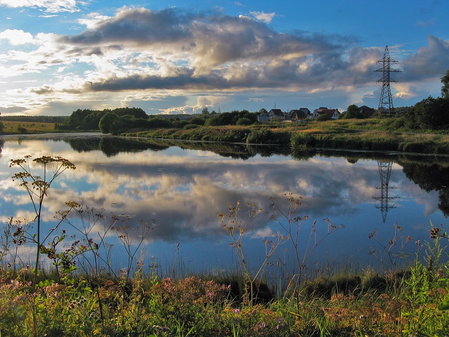 photo "Summer nostalgie" tags: landscape, clouds, water