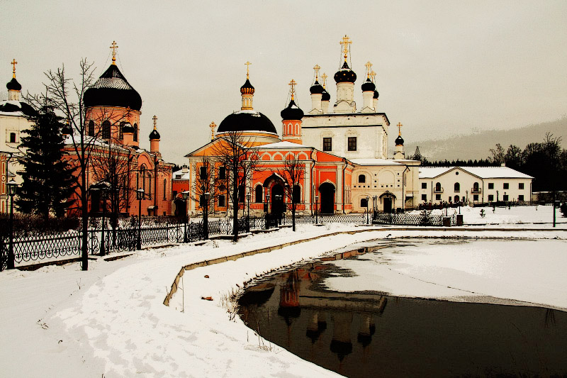 фото "Монастырский двор" метки: пейзаж, архитектура, 