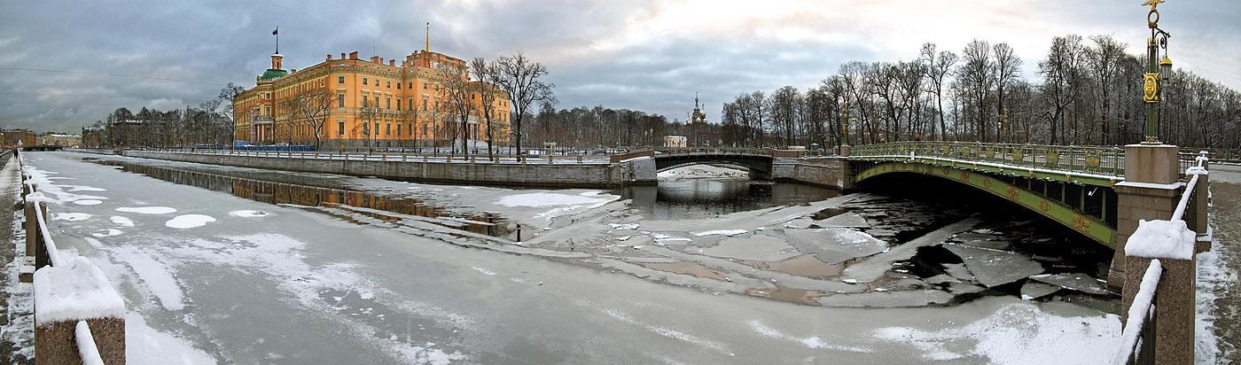 фото ""михайловский замок"" метки: панорама, город, 