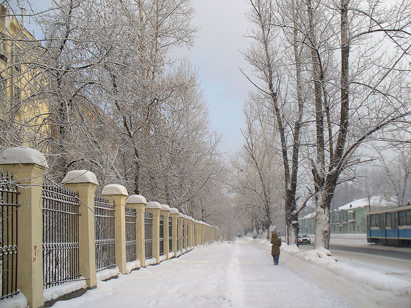 фото "Февральское утро" метки: город, пейзаж, зима