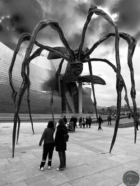photo "Spider ....." tags: architecture, black&white, landscape, 