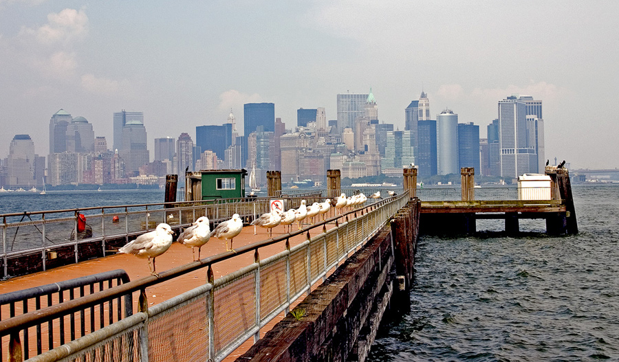 photo "Liberty Island Pier - New York" tags: , 