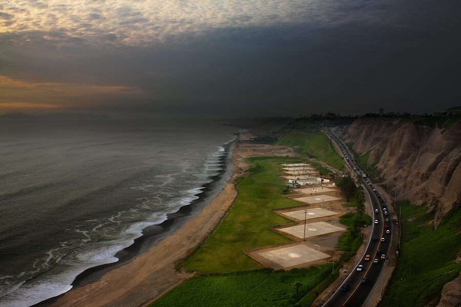 photo "Costa Verde - Lima" tags: landscape, water