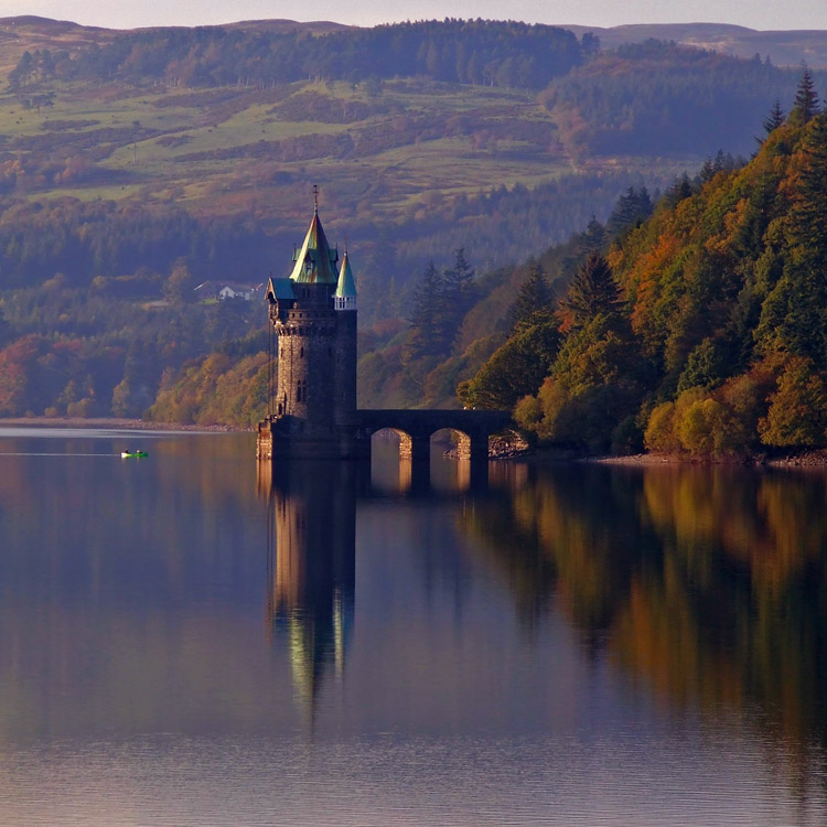 photo "Lake Vyrnwy, North Wales" tags: landscape, spring