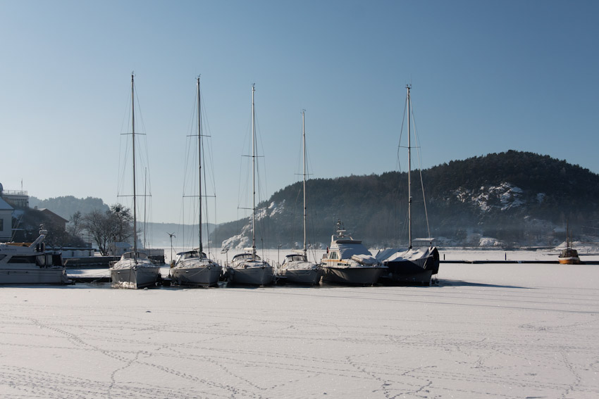 photo "Winter at the harbour" tags: landscape, water