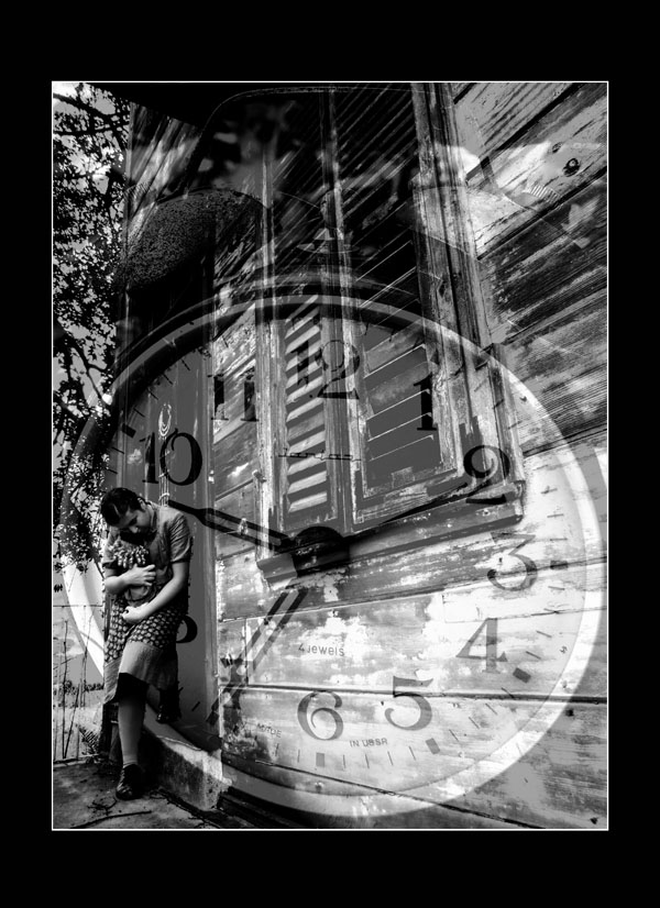 photo "Me,tide and scorpion..." tags: black&white, 