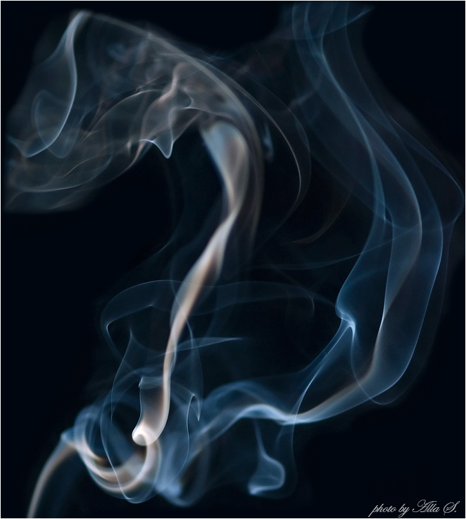 фото "Дым - невесомое в невесомом..." метки: абстракция, фрагмент, 