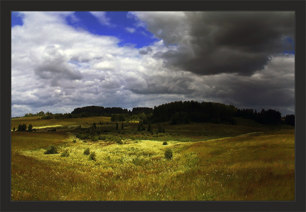 photo "Before a thunder-storm." tags: landscape, summer