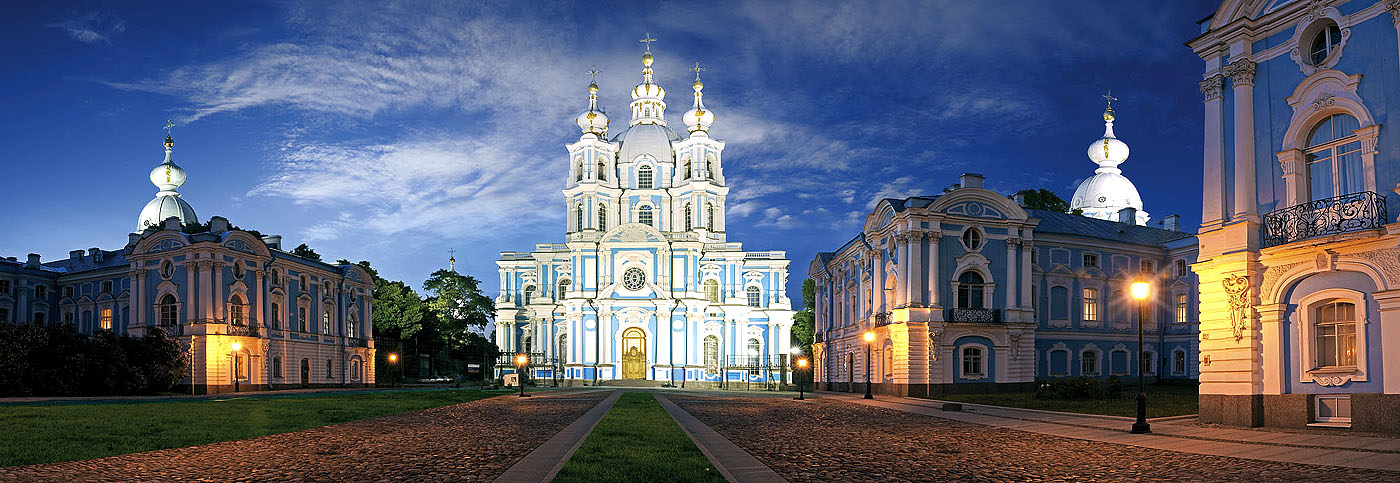 фото ""смольный собор"" метки: архитектура, город, пейзаж, 