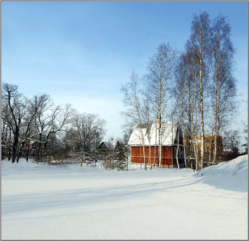 фото "деревенский   пейзаж" метки: пейзаж, зима