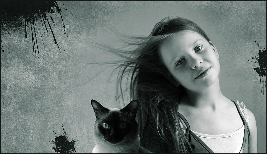 photo "mood" tags: portrait, montage, children