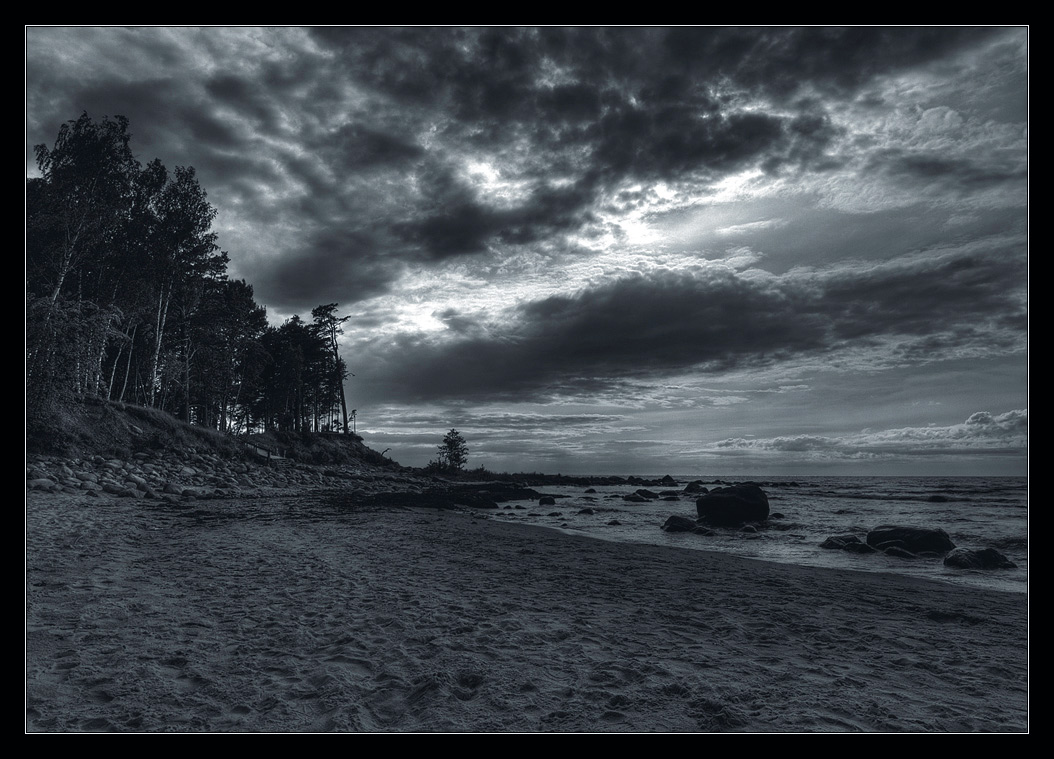photo "***" tags: landscape, black&white, water