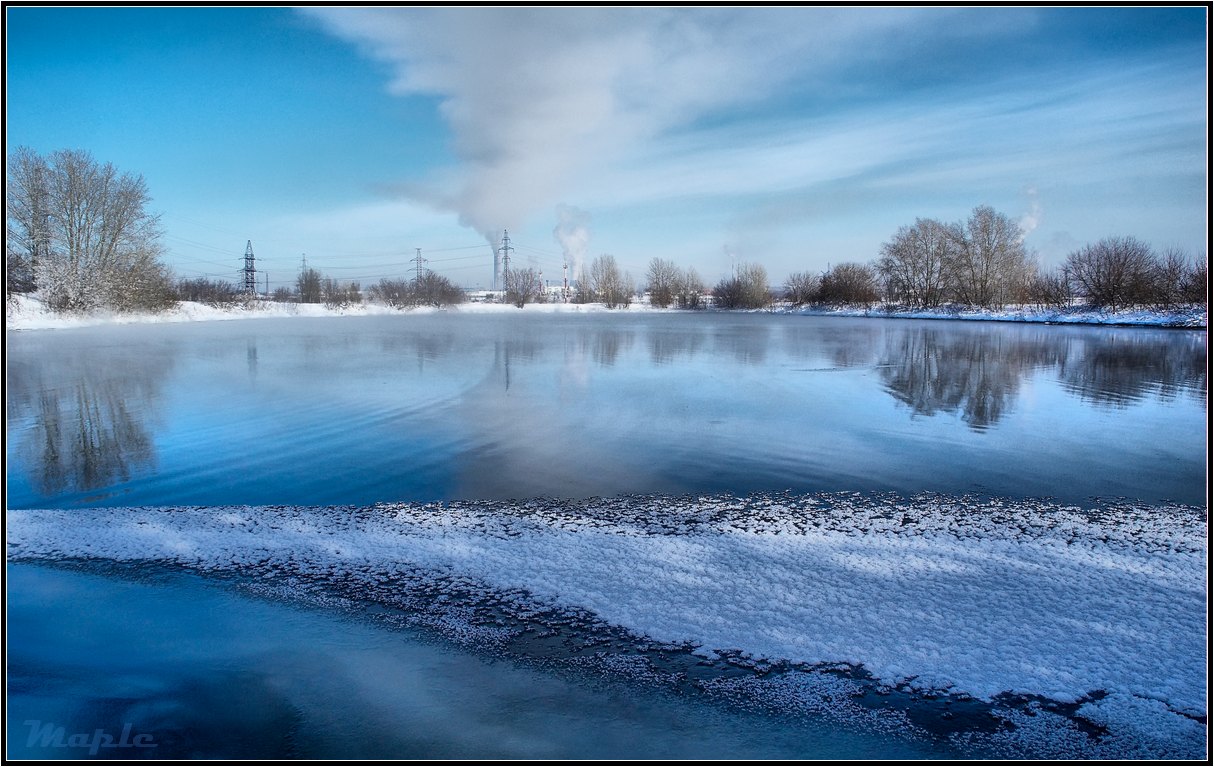 photo "Ghost of the spring" tags: landscape, water, winter