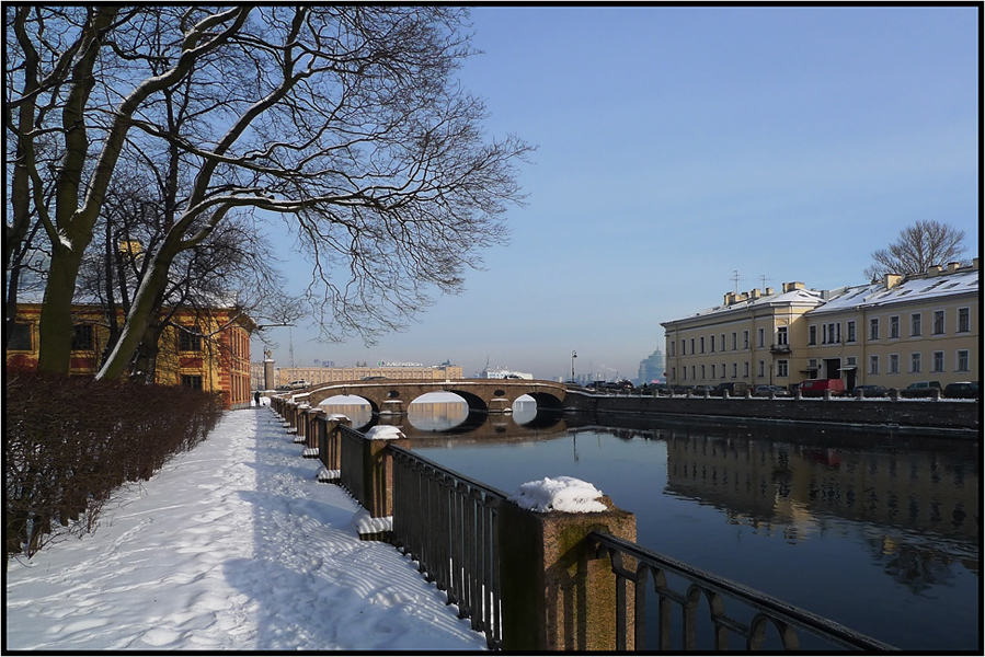 photo "Fontanka,  Summer Garden, February..." tags: landscape, city, winter