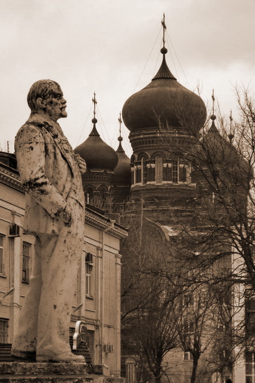 фото "Самый советский город. Великий пост." метки: город, ретро, 