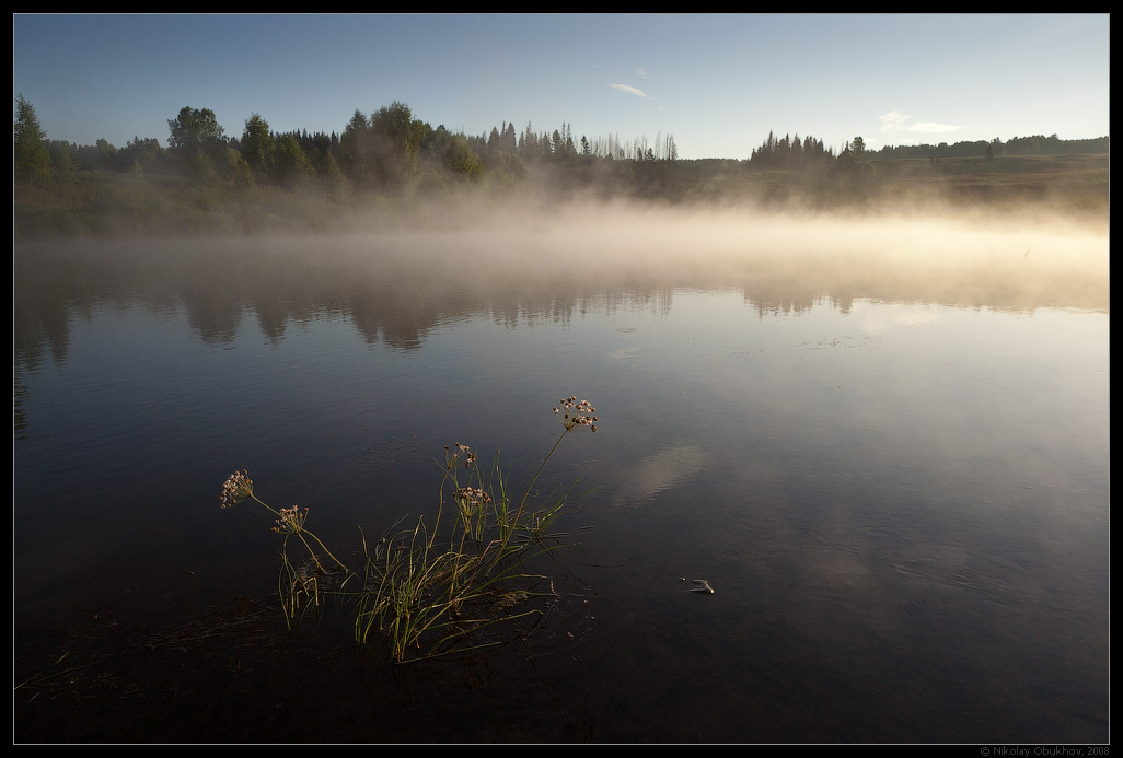 photo "Chusovaya river / 0186_0056" tags: landscape, fog, summer, sunrise