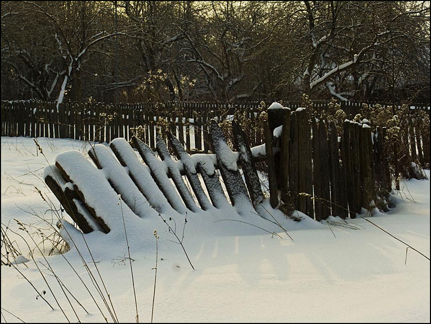 фото "Зимний сельский этюд" метки: пейзаж, путешествия, Европа, зима