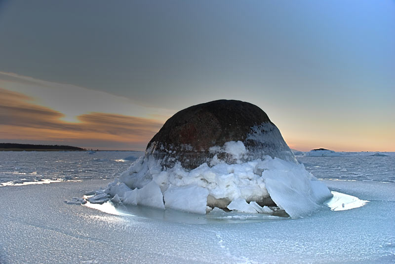 фото "Baltic sea, Kurgal'sky peninsula" метки: пейзаж, вода, зима