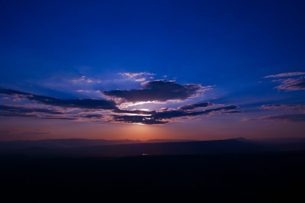 фото "Закат над каньоном" метки: пейзаж, путешествия, Северная Америка, закат