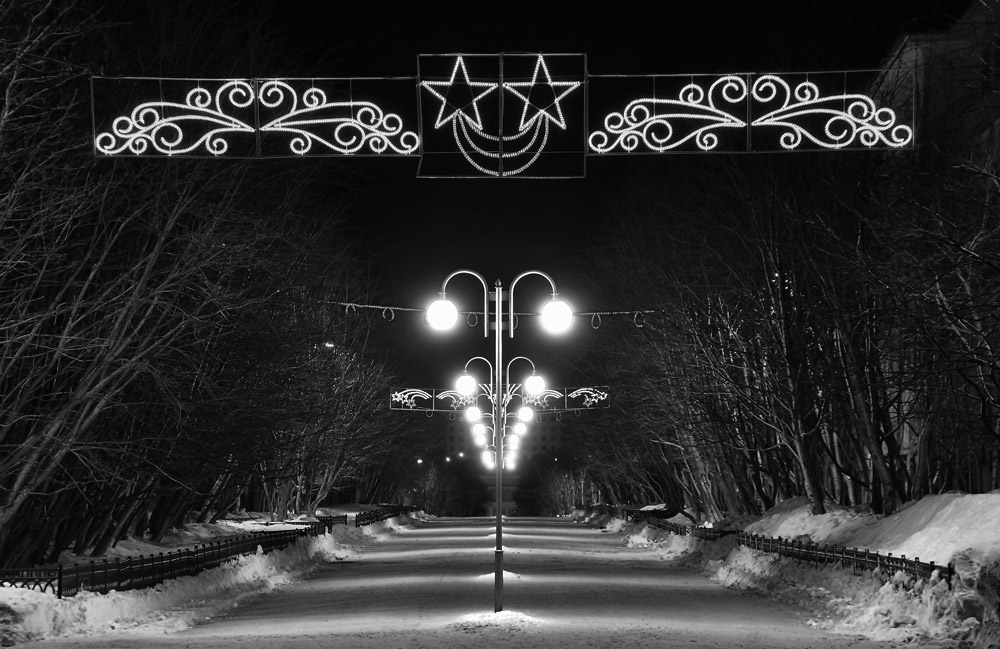 фото "Заполярно-уличный свет" метки: , 